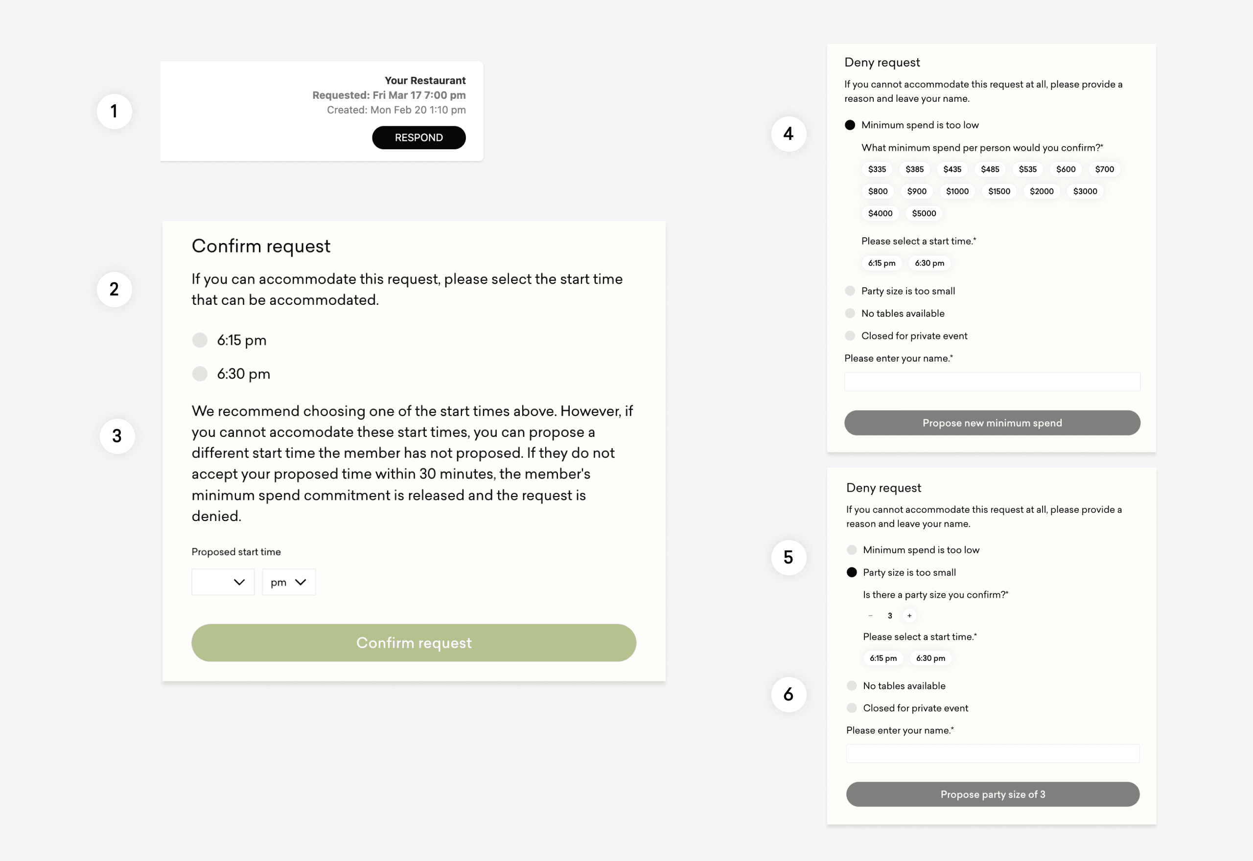 Responding to a pending custom request